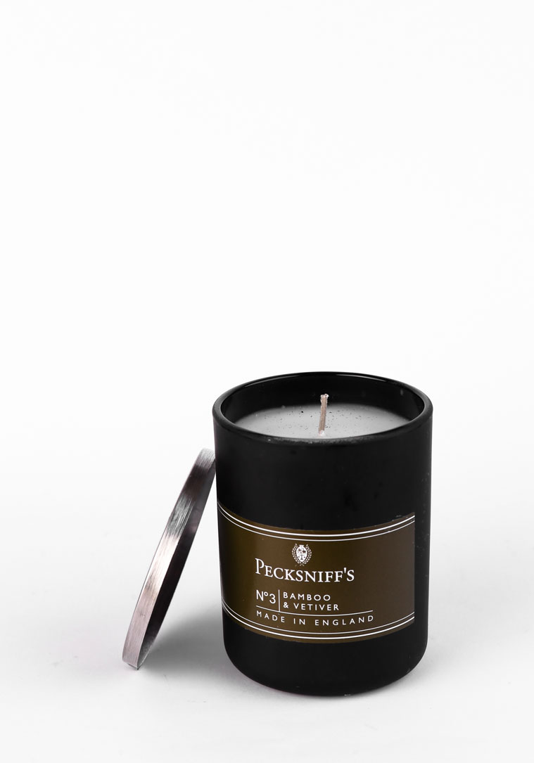 Home Scent by Eva - Pecksniff's No.3 Bamboo & Vetiver Candle