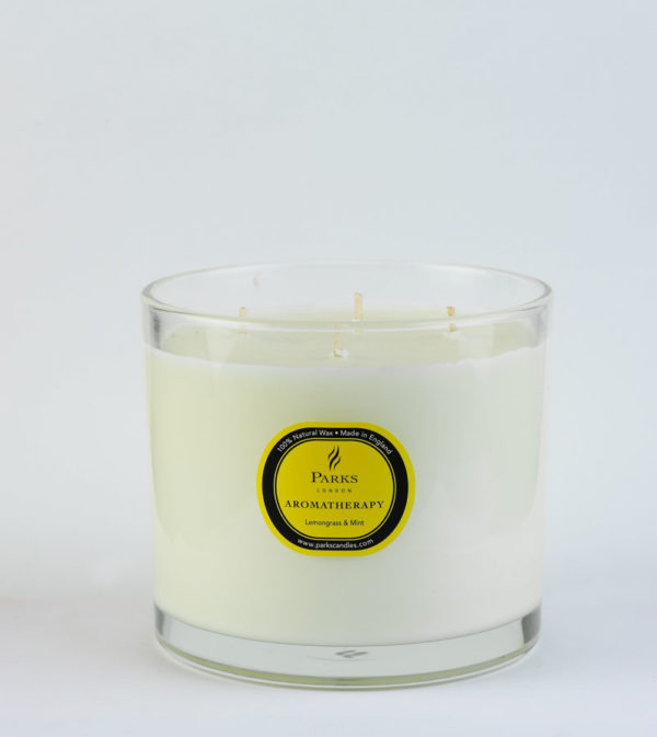 lemongrass and mint 4 wick candle